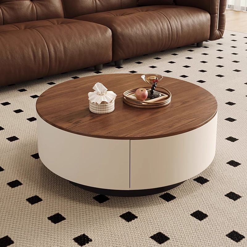 Italian light luxury sintered stone coffee table