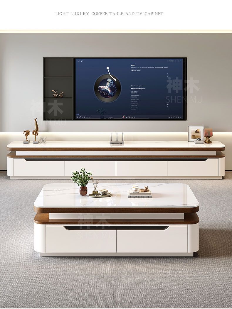 sintered stone TV cabinet