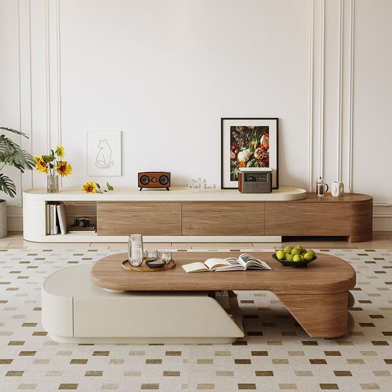 Extendable TV cabinet